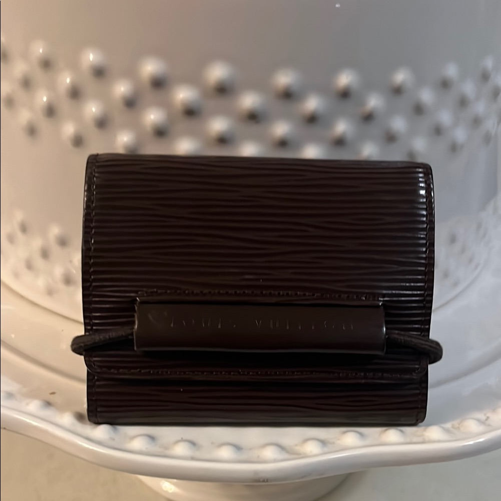 Louis Vuitton Epi Brown Card Case